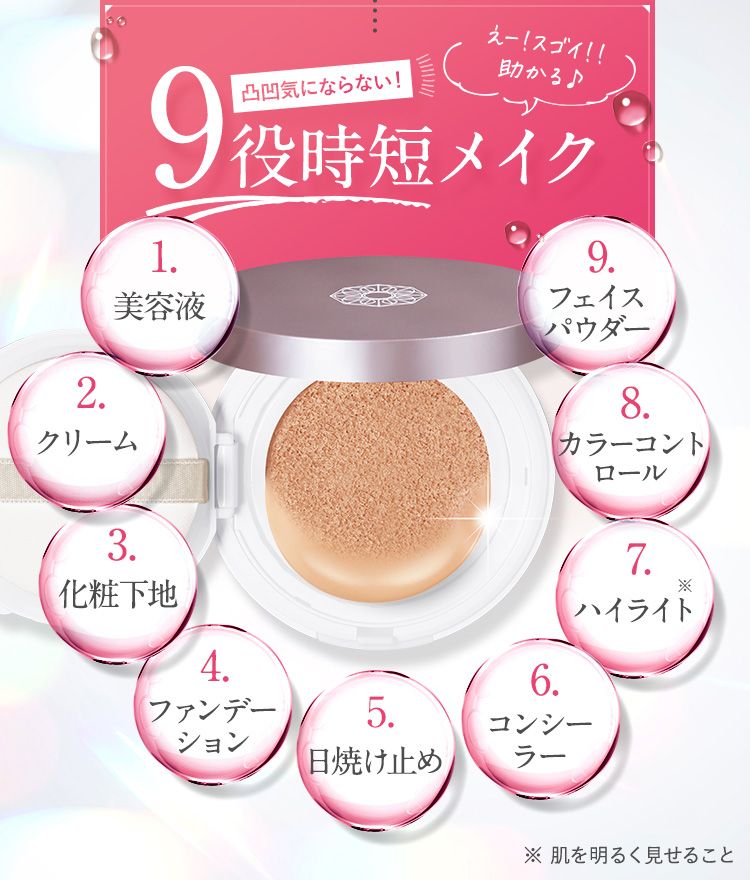 8役時短メイク